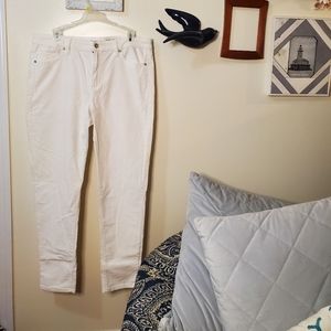 White Corduroy Pants